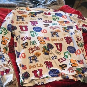 Polo by Ralph Lauren  Multicolor Graphic Long Sleeve Shirt